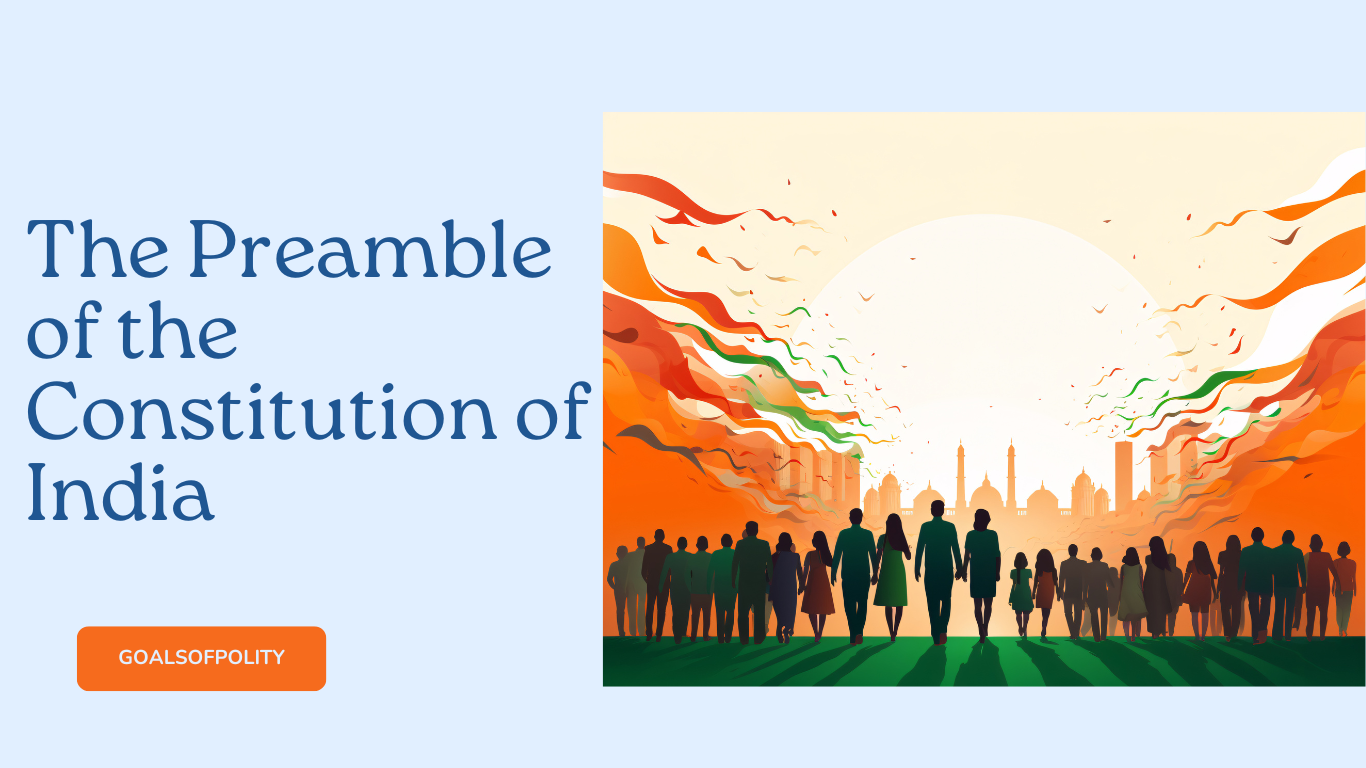 The Preamble of the Constitution of India