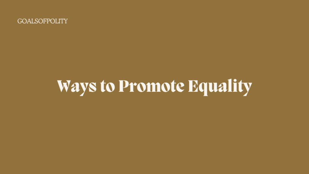 Political Sc. (Hons) Equality: Exploring its Meaning and Dimensions 