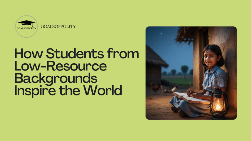 How Students Can Achieve Great Success Even with Limited Facilities