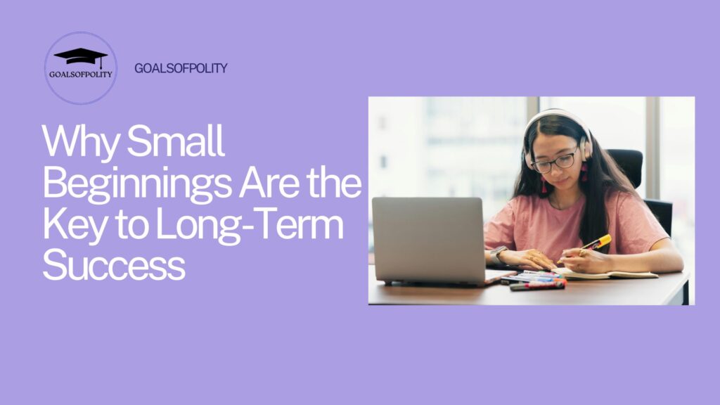 How Small Starts Build Confidence, Discipline, and Long-Term Growth