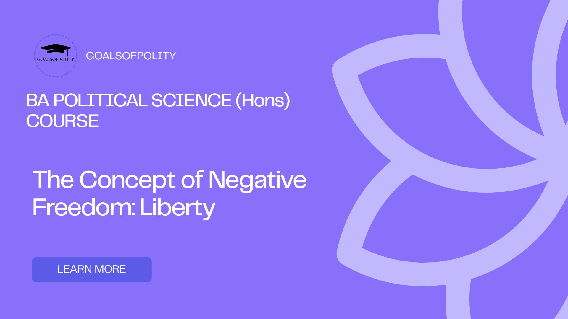 The Concept of Negative Freedom: Liberty