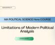 Limitations of Modern Political Analysis